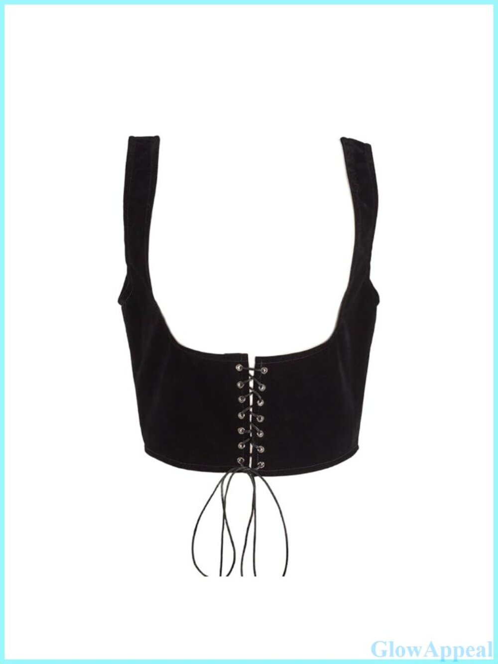 Faux Leather Wide Lace-Up Cinch Belt Rivet Suspender Waistband for Dresses